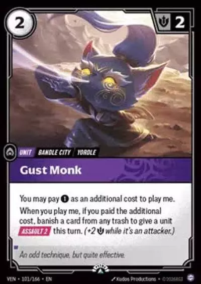 Gust Monk - VEN-101-p - Promotional Cards - Riftbound card